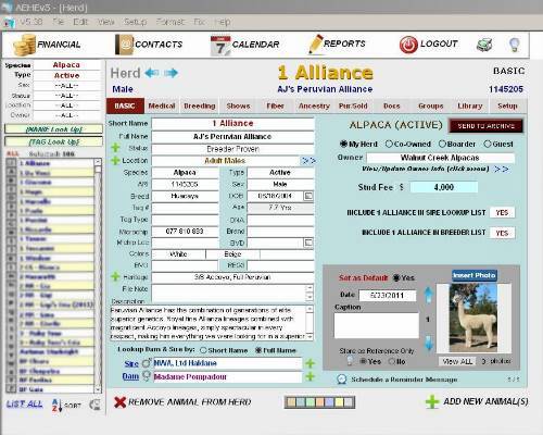 Alpaca management software