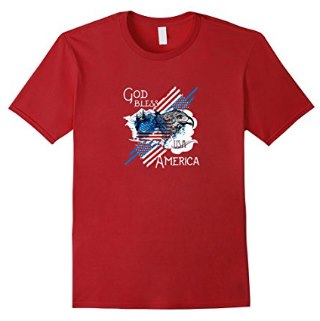 Patriotic God bless America tshirt