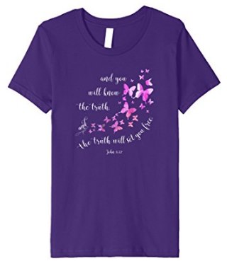 Christian butterfly tee