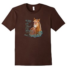 Smiling horse joy of the Lord shirt